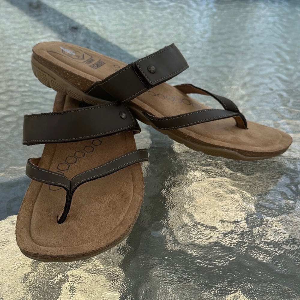 Khombu Toffee Brown All Weather Terrain Sandals